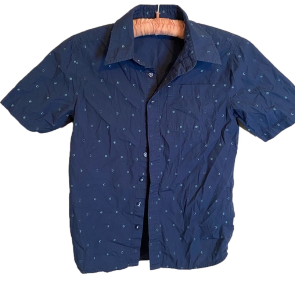 Boys' THE NORTH FACE | BAY TRAIL SHIRT WITH SHORT SLEEVES | SHADY BLUE